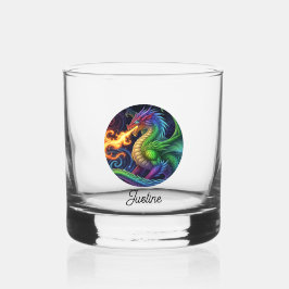 Verre À Whisky Dragon qui crache du feu Personnalisé