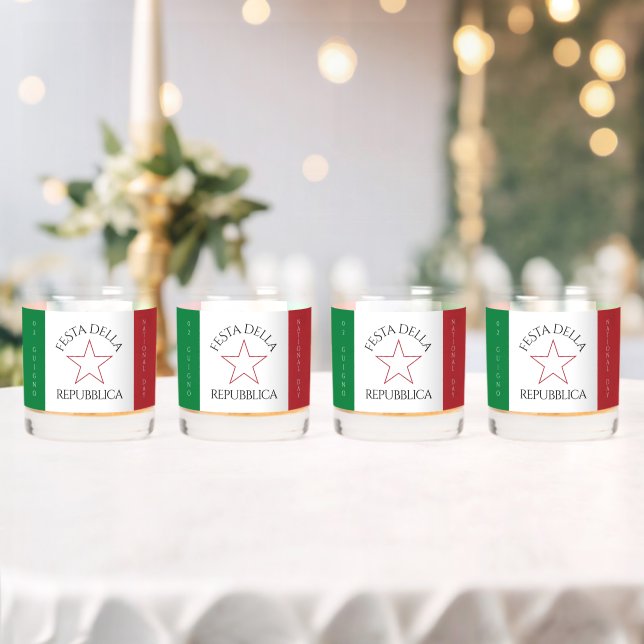 Verre À Whisky Drapeau de la Festa della Repubblica (Insitu (Mariage))