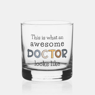 Verre À Whisky Drôle cadeau de docteur Médecin génial