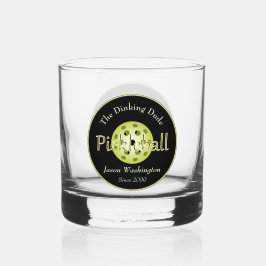 Verre À Whisky Duo Dinking ou Dude Pickleball Ball Rocks