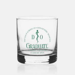Verre À Whisky Ecole Médicale ostéopathique verte
