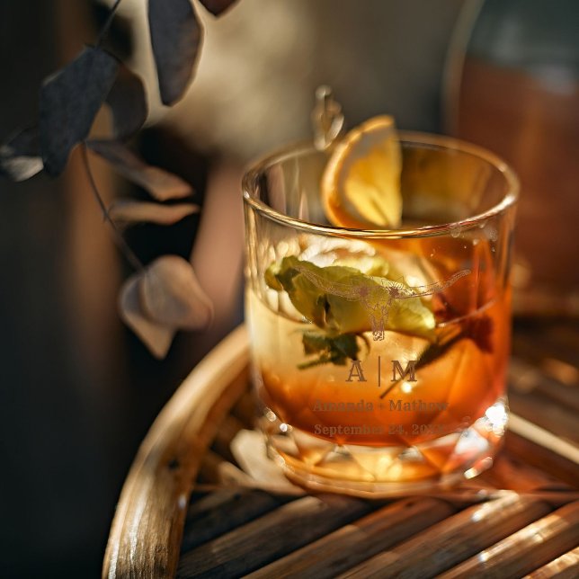 Verre À Whisky Élégant Boho Western Cowboy Mariage (Créateur téléchargé)