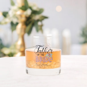 Verre À Whisky Élégant Père mariée ajouter nom Mariage