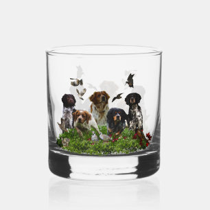 Verre À Whisky Épagneul breton et bécasse