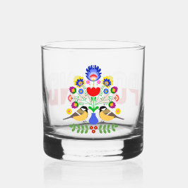Verre À Whisky Fleurs design polonaises.