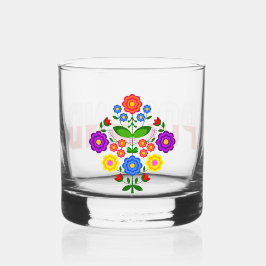 Verre À Whisky Fleurs design polonaises.