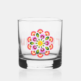 Verre À Whisky Fleurs design polonaises.