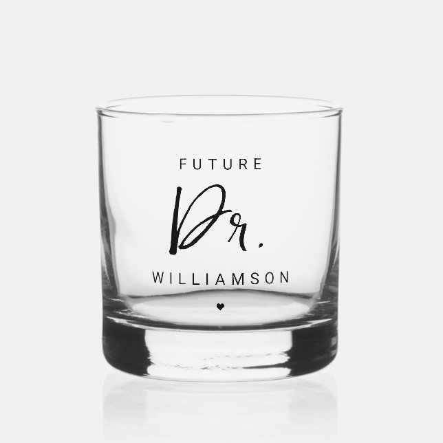 Verre À Whisky Futur médecin | Doctorant Médicale School (Recto)