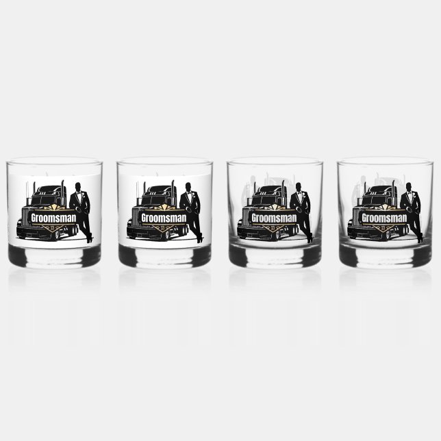 Verre À Whisky Garçon d'honneur  (Recto)