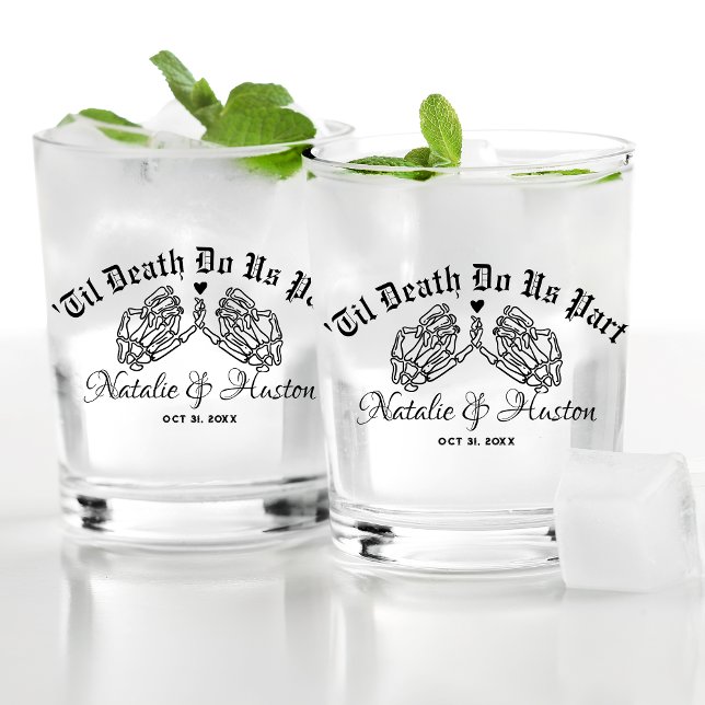 Verre À Whisky Goth Mariage Épouses d'honneur personnalisées jusq (Créateur téléchargé)