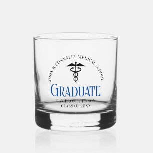 Verre À Whisky Graduation Médicale personnalisée Commémorative