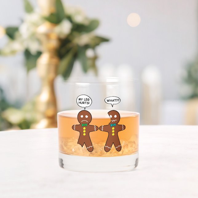 Verre À Whisky Humour de Noël Gingerbread Cookie (Insitu (Mariage))