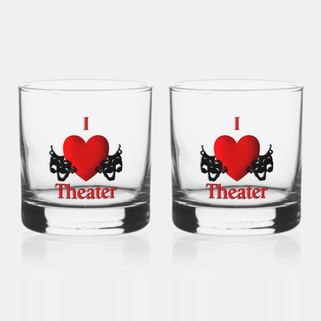Verre À Whisky I Heart Theatre (Recto)
