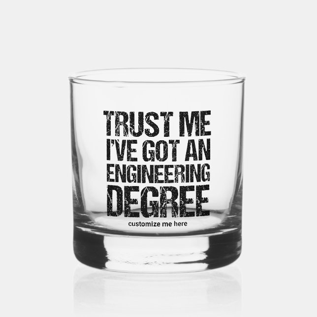 Verre À Whisky Ingénieur sur mesure (Recto)