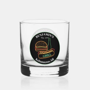 Verre À Whisky Jardin Grill avec hamburgers Drinkware Cocktail