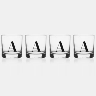 Verre À Whisky Jeu de lunettes à whisky noir