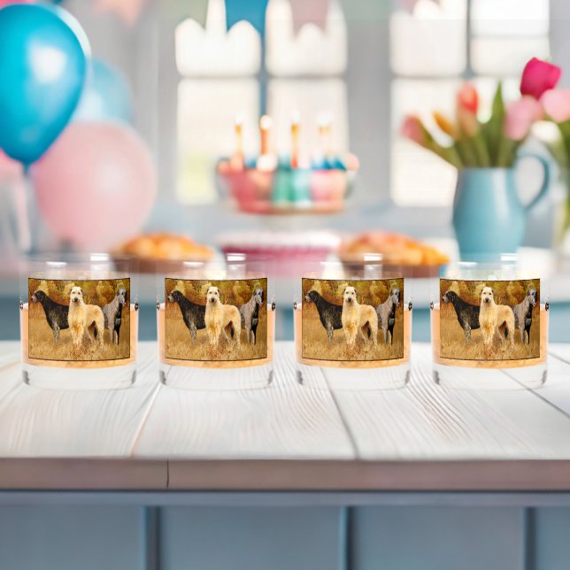 Verre À Whisky Jeu de Wolfhounds & Cross (Insitu (Baby Shower))