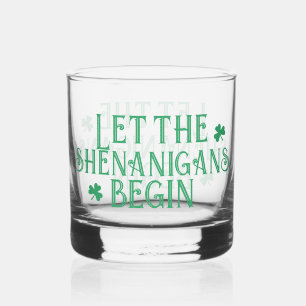 Verre À Whisky Jour de la Saint Patrick Laisser Les Shenanigans C