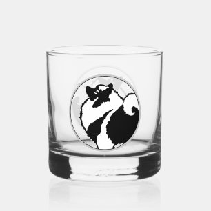 Verre À Whisky Keeshond Graphics - Cute Original Chig Art