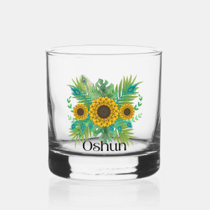 Verre À Whisky La déesse d'Oshun Tournesols