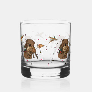 Verre À Whisky Labrador Retriever Chocolat de Chasse