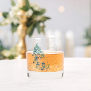 Verre À Whisky Le Cerf De Roe Danse À Travers La Neige