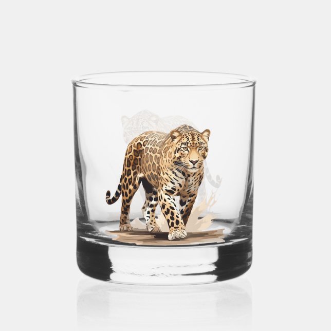 Verre À Whisky Leopard (Recto)