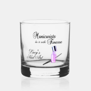 Verre À Whisky Les Manicuristes Le Font Avec Finesse Personnelle
