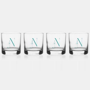 Verre À Whisky Lettre décorative monographique N