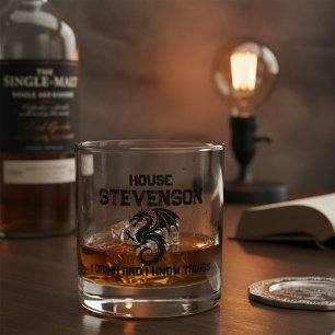 Verre À Whisky Logo de la famille des dragons