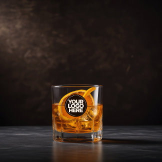 Verre À Whisky Logo personnalisé et lunettes à whisky texte