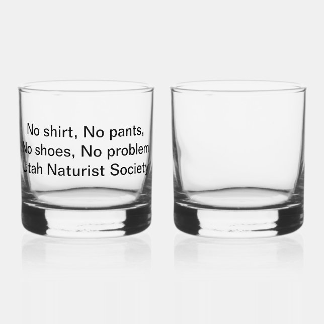 Verre À Whisky Lunettes UNS (Recto)