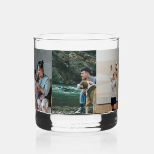 Verre À Whisky Modèle Collage photo personnalisé 3