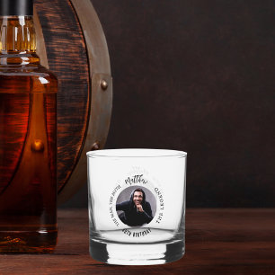 Verre À Whisky Mythe de l'homme légende photo fête d'anniversaire