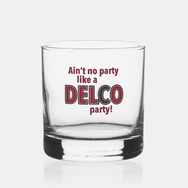 Verre À Whisky Ne faites pas partie comme le Delco Party (Recto)