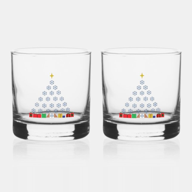 Verre À Whisky Noël SNOWFLAKE (Recto)