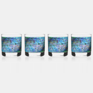 VERRE À WHISKY NOUVELLE-ZÉLANDE PAUA SHELL