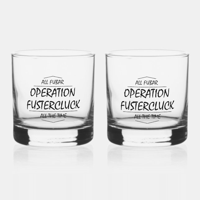 Verre À Whisky Opération Fustercluck (Recto)