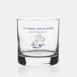 Verre À Whisky Pêche Poisson Pêcheur Drinkware Rocks