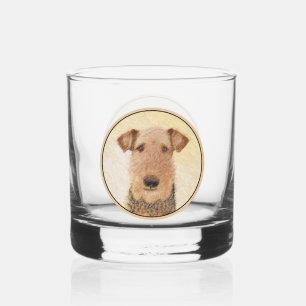 Verre À Whisky Peinture Airedale Terrier - Cute Original Art