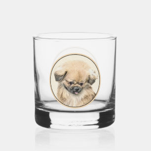 Verre À Whisky Peinture Pekingese - Cute Original Chien Art