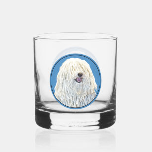 Verre À Whisky Peinture Puli - Cute Original Chien Art