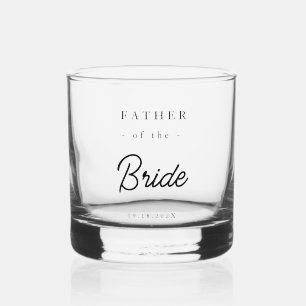 Verre À Whisky Père de la mariée élégant