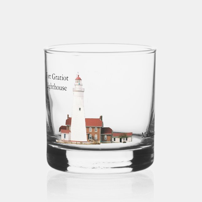 Verre À Whisky Phare de Fort Gratiot (Recto)