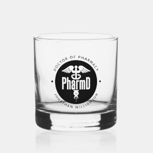 Verre À Whisky PharmD Docteur en pharmacie Pharmacy Graduation Ph