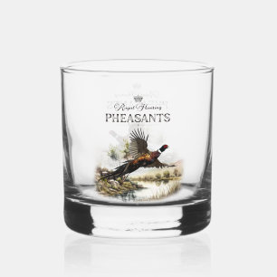 Verre À Whisky Phéasants, Chasse royale