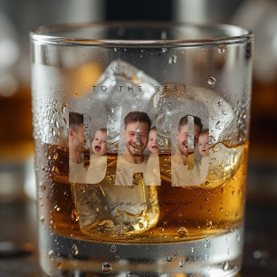 Verre À Whisky Photo personnalisé de Papa Cadeau personnalisé p