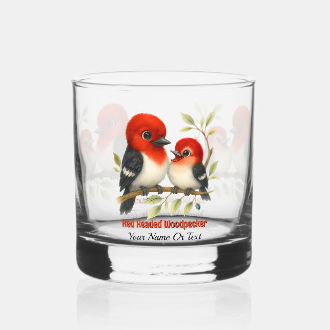 Verre À Whisky Pic à tête rouge (Verso)