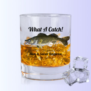 Verre À Whisky Quel est un Mariage de Walleye de pêche à la pêche