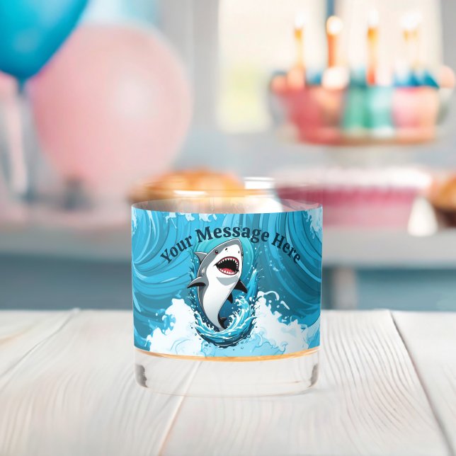 Verre À Whisky Rejoignez-nous pour un requin mordant (Insitu (Baby Shower))